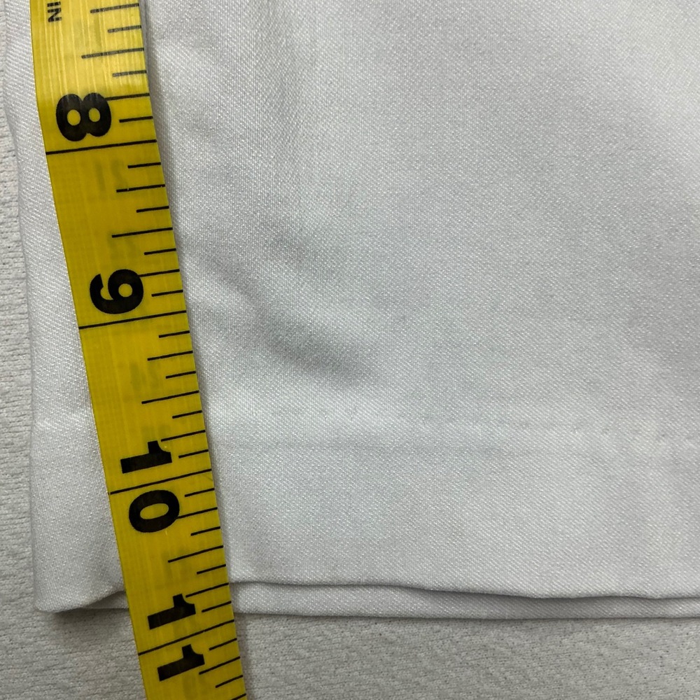 89th + Madison Womens White Nautical Bermuda Shorts Size M Stretch Pull On - Picture 8 of 8